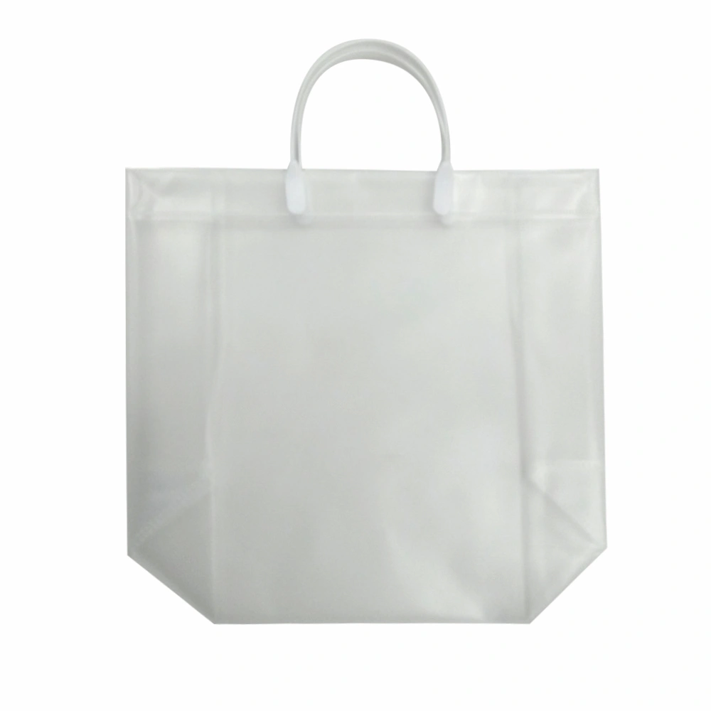 Recyclable Materials Eco-Friendly Cmyk Printing Plastic Handles Closed PP Plastic Shopping Bag