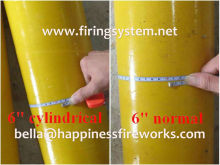 6" size mortars tubes for cylindrical shells fireworks mortars tubes/ fiberglass mortar tubes for display fireworks