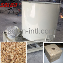 Wood sawdust glue mixer for wood pallet production