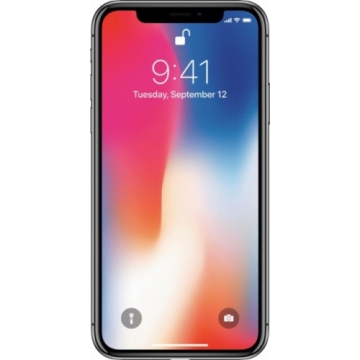 Apple - iPhone X 64GB - Space Gray (Sprint)