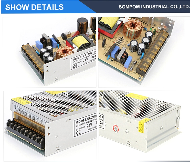 230v 24v transformator 10a 250W power supply for led driver