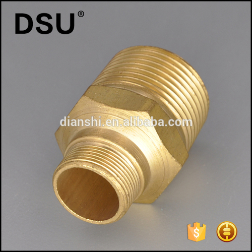 Forged technics brass nipple tube fitting male nipple