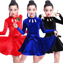 Girls Siamese Long Sleeve Dance Training Clothes