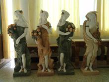 Four Seasons goddess statue of liberty carving crafts