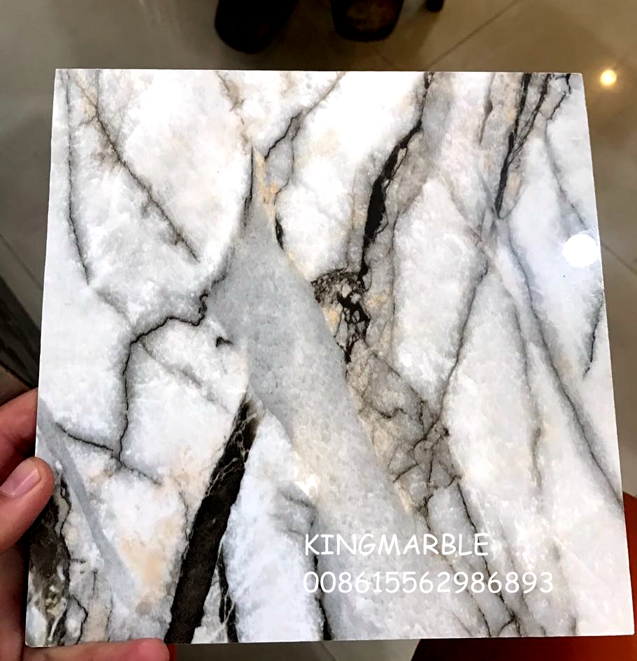 eco friendly easy install uv marble pvc sheet