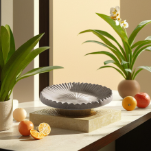 Minimalist Concrete Fruit Tray Modern Design for Home