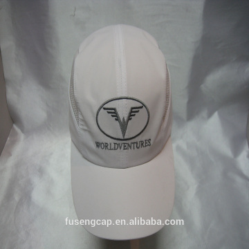 Custom white mirco sports hats embroiderd logo