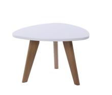 Modern small triangle shape wood coffee tables