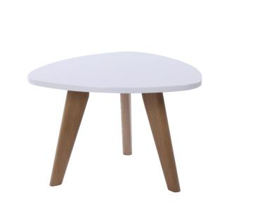 Modern small triangle shape wood coffee tables