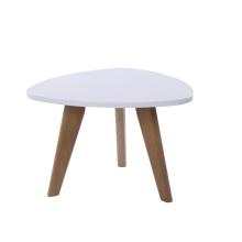 Modern small triangle shape wood coffee tables