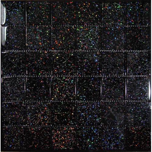 Fashion Blue Rectangle Chip Glass Mosaic