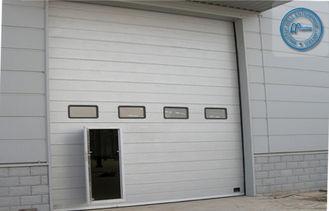 CE Insulated Industrial Sectional Door Galvanized Steel For