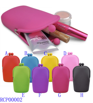 2012 very hot and fashion silicon phone bag,silicone cosmetic