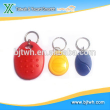 ABS colorful writable T5577 smart rfid keyfob