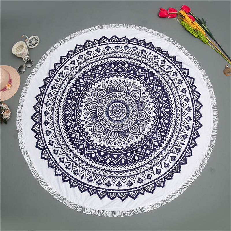 Customized Round Beach Towel