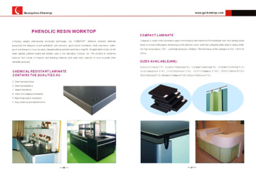 Hospital/School Lab Furniture, Phenolic Resin Worktop Phenolic Resin Phenolic Worktop