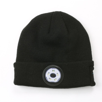 Gorro con luz LED para correr