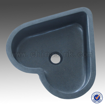 Absolute black granite basin