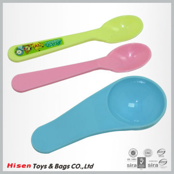 long handle plastic rice spoon for baby