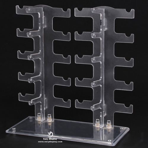 Counter Acrylic glasses Holder glasses Stand Display Shelf