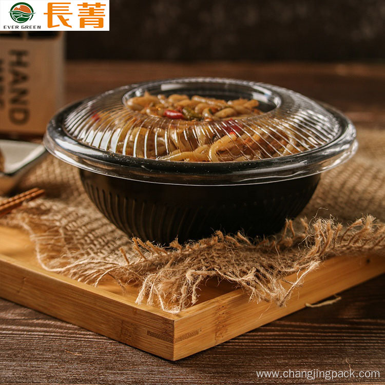 Takeaway Microwavable Container Round Bowls For Hot Soup