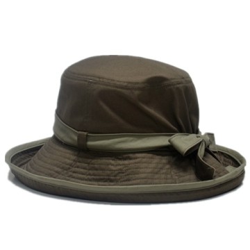 Ladies Fitted Fisherman Sun protection hat with double eaves