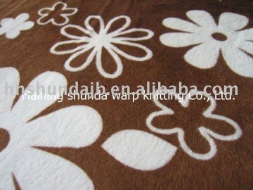 printed velboa fabric