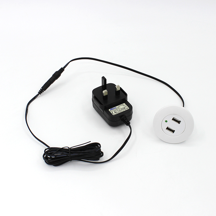 tomas de corriente de escritorio desk mounted power sockets
