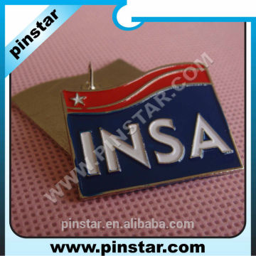 Custom Top Quality Promotional Gift Memorial Gift INSA Metal Lapel Pin Badge