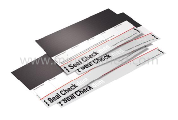 Hospital seal check strips