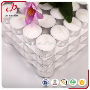 In plastic cup and aluminum cup hot sale tealight candle