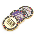 Nice Metal Chip Poker Buttons for Poker Fans