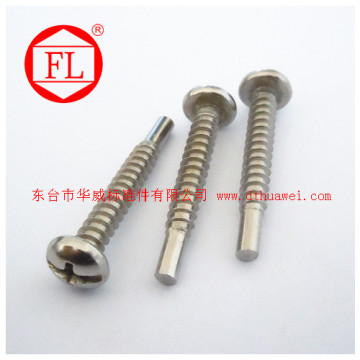 Compound slot screws machine screws
