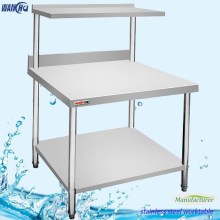 (Assemble)2 Tier Stainless Steel Worktable With Top Shelves
