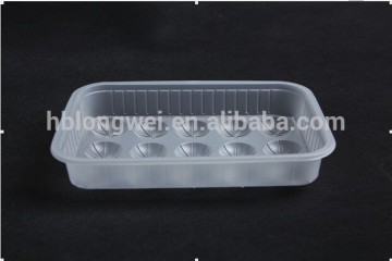 disposable plastic frozen/biscuit food insert packaging trays