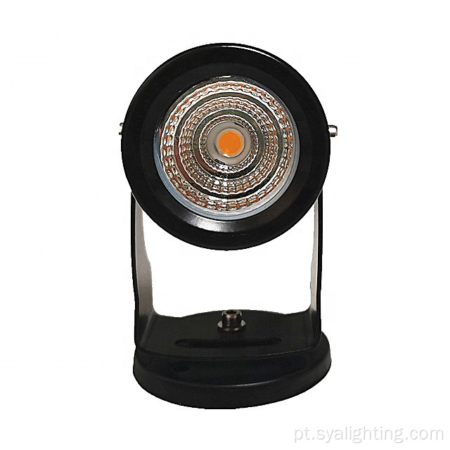 Luz de jardim LED externo de alumínio 5W ajustável