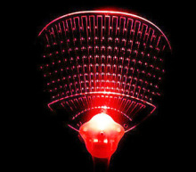 Led Flashing Light Hand Fan Lighthing Up ,fan supplier