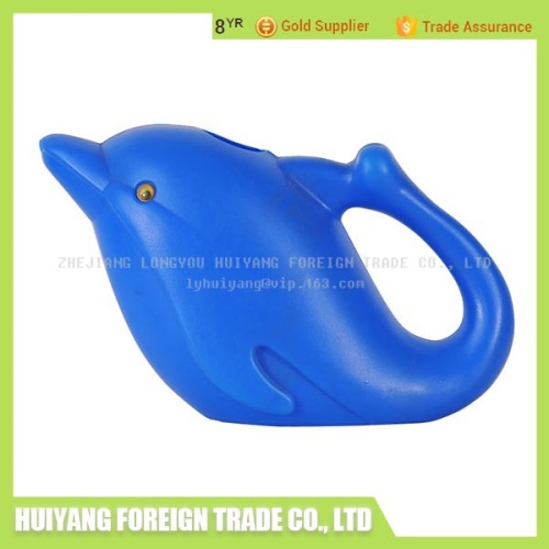 223 2016 hot sale gardening tools plastic small dolphin Watering can for kids use
