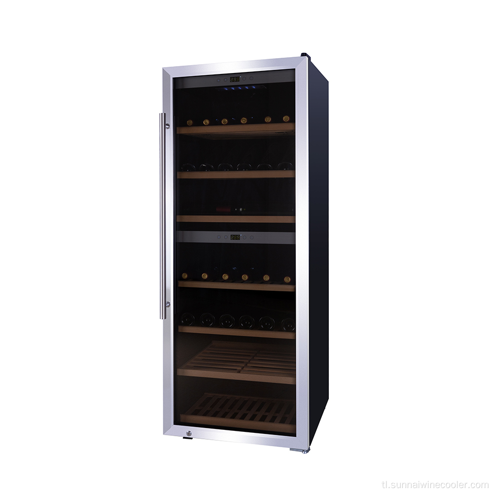 Buong Glass Door Dual Zone Wine Cooler