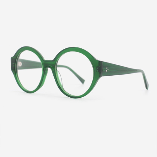 Round bevel Elegant Female Optical Frames 23A3036