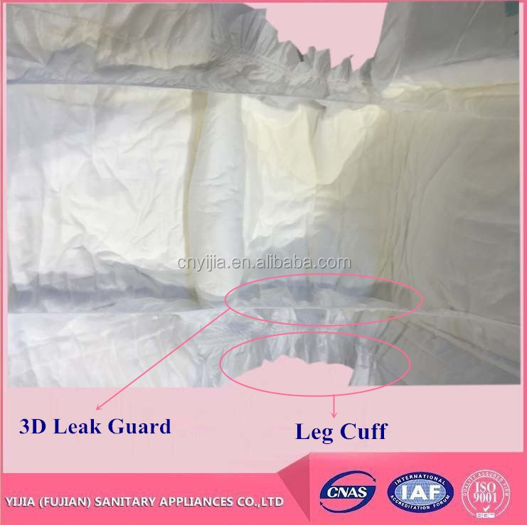 anti-leak wholesale adult diapers printed