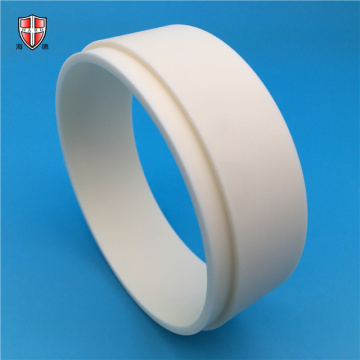 isostatic moulding al2o3 alumina ceramic ring bush sleeve