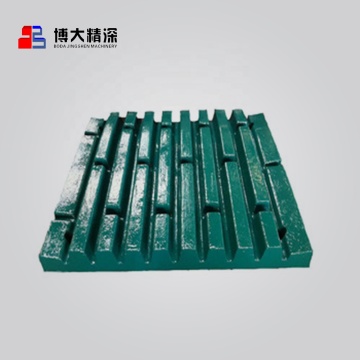 jaw plate for Sandvick jaw crusher spare parts