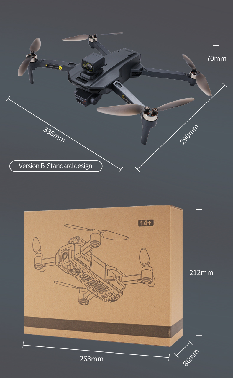 2022 New In Sale JJRC X23 drone One hundred percent original 360 obstacle avoidance Fast delivery