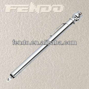 pencil shape digital tyre pressure gauge with key-chain