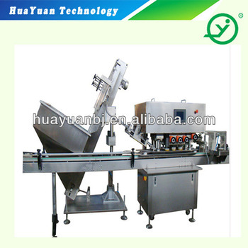 PLC control automatic plastic bottle Capping Machine/Screw capping machine