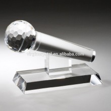 Crystal clear KTV microphone music gifts crystal voice tube