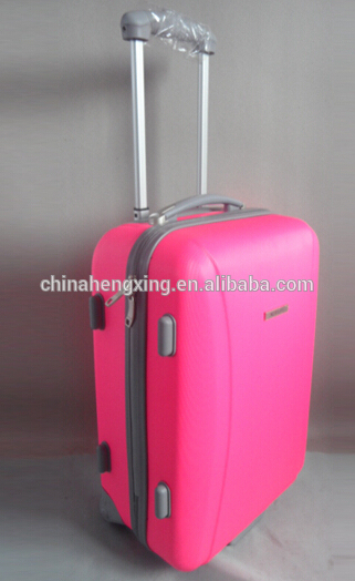 HX-BL88 Pink fashional & popular abs travel suitcase/trolley suitcase sets