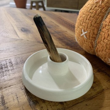Ceramic Incense Holder Round Shape