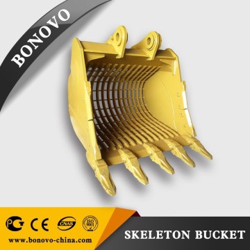 skeleton rock bucket for 30 ton class excavator